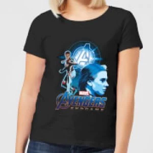 Image of Avengers: Endgame Widow Suit Womens T-Shirt - Black