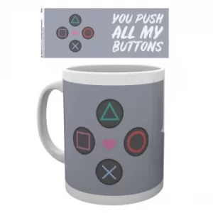 Image of Playstation Push My Buttons Mug