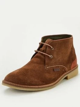 Image of Barbour Kalahari Suede Chukka Boots - Sand, Size 6, Men
