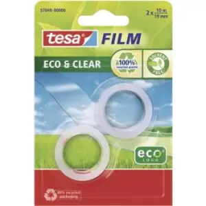 Image of Tesafilm Eco&Clear 10 m x 19mm 2 PC