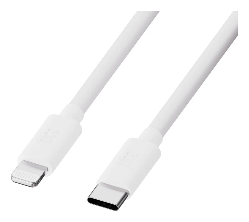 Image of Juice Juice JUI-CABLE-LIGHT-TYPEC-1M-RND-ECO-WHT-BUL lightning cable White JUI-CABLE-LIGHT-TYPEC-1M-RND-ECO-WHT-BUL