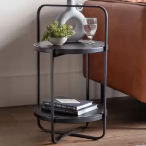 Image of Dalton Side Table, Iron Black