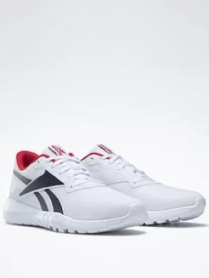 Image of Reebok Flexagon Energy Train 3 Shoes, Grey/Red, Size 7, Men