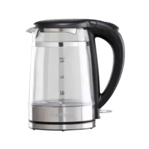 Image of Daewoo SDA2539 3KW 1.5L Eco Cool Touch Glass Kettle - Black