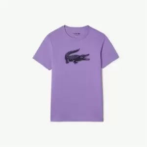 Image of Lacoste Croc II T Shirt - Purple