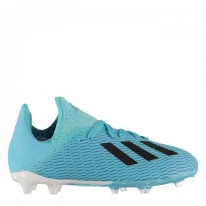 Image of adidas X 19.3 Childrens FG Football Boots - Cyan/Black