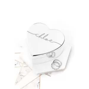 Image of Personalised Heart Jewellery Box