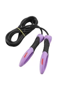 Image of Leather Skipping Rope - Purple
