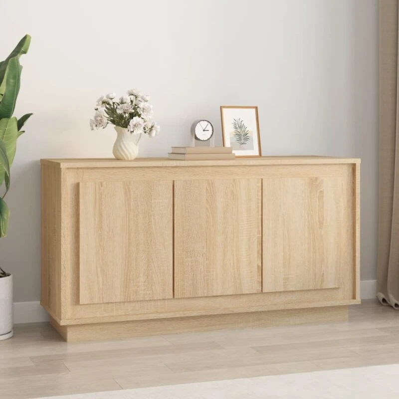 Image of VIDAXL Sideboard Sonoma Oak 102x35x55cm Engineered Wood Vidaxl 8720845794859