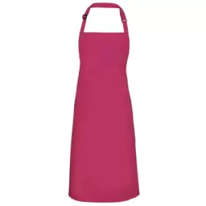 Image of Premier 'colours' Bib Apron / Workwear (pack Of 2) (one Size, Magenta)