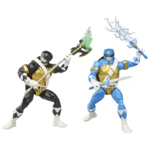 Image of Hasbro Power Rangers X Teenage Mutant Ninja Turtles Morphed Donatello and Morphed Leonardo Action Figures 2 Pack