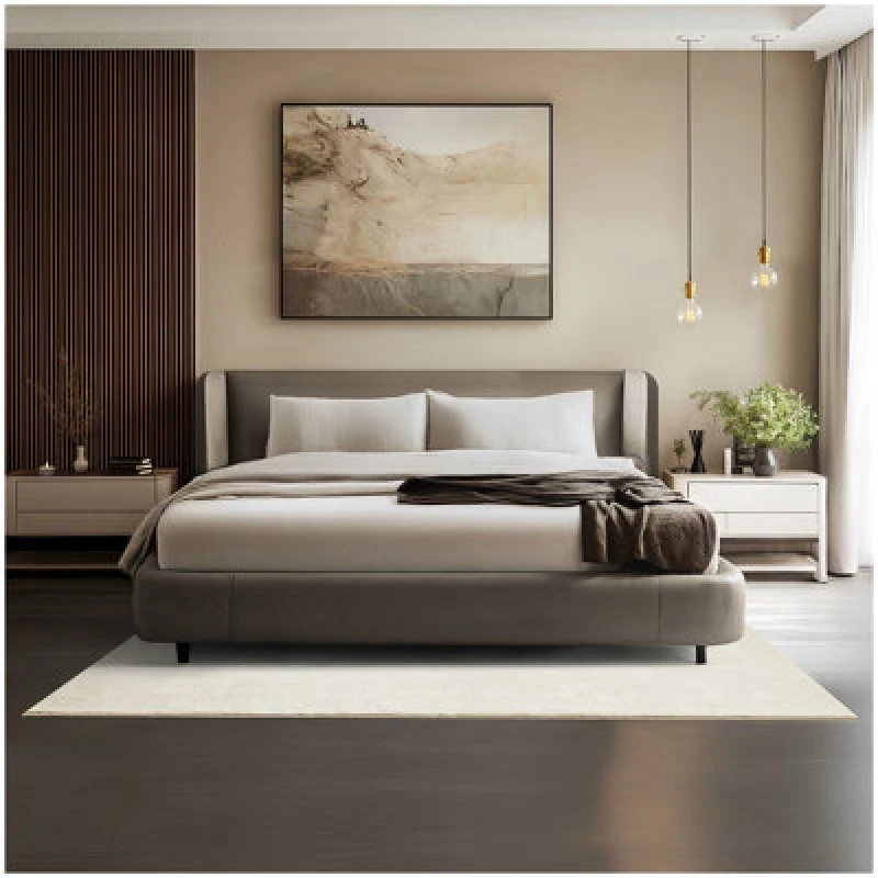 Image of Tectake Rug Zonelle - Short Pile And Ultra-Soft, Rectangular Or Round 140 X 200 Cm - Cream