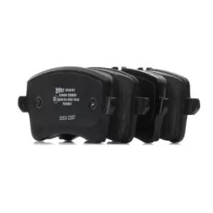 Image of VALEO Brake pad set AUDI,PORSCHE 302454 4G0698451,4G0698451A,4G0698451C 4G0698451H,4G0698451J,9A769845100,4G0698451A,9A769845100,9A769845100