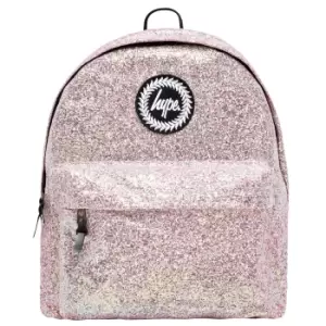 Image of Hype Iridescent Sequin Backpack (One Size) (Grey/Pink)