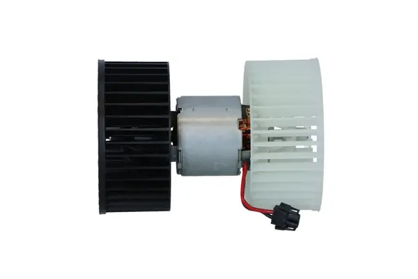 Image of NRF 34087 Blower Motor without integrated regulator with adapter BMW: 3 Coupe, 3 Saloon, 3 Convertible Interior Blower (2669)