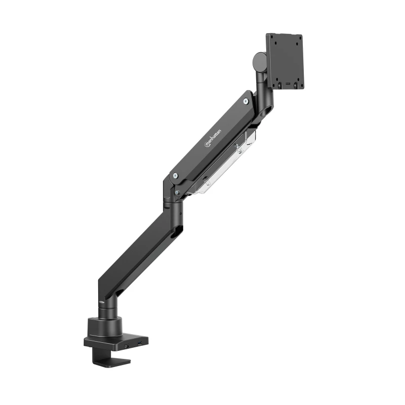 Image of Manhattan Manhattan Desk Mount for TV & Monitors (Full Motion Gas Spring), For screens 13" to 42", C-Clamp or Grommet Assembly,VESA compatability: all