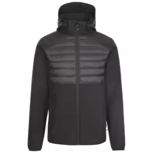 Image of Trespass Mens Lenek Soft Shell Jacket (L) (Black)