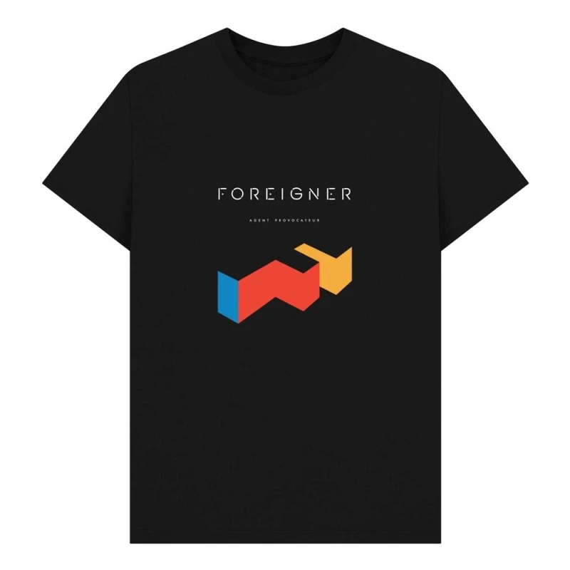 Image of Foreigner Mens Agent Provocateur T-Shirt in Black Size: Small Black Male S