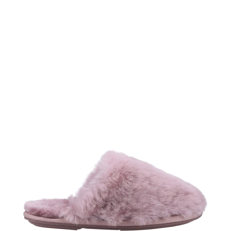 Image of Cotswold Womens Salperton Sheepskin Fur Mule Slippers UK Size 3 (EU 36) pink COT744-Pink-3