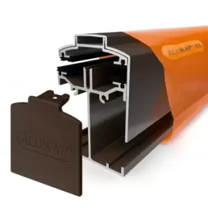 Image of Alukap -SS Low Profile Gable Bar 4.8m Brown