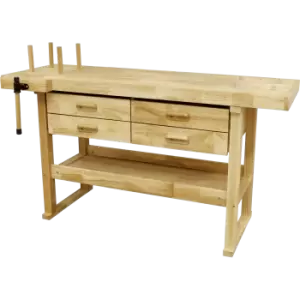 Image of Sealey 4 Drawer Woodworking Work Bench 1.52m