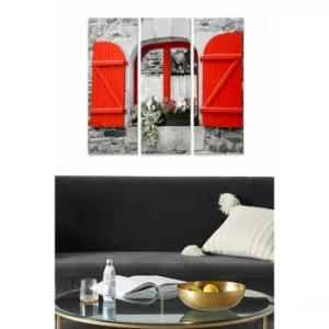 Image of MDF277693373 Multicolor Decorative MDF Painting (3 Pieces)