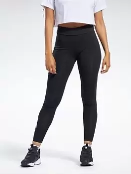 Image of Reebok Classics Logo Leggings, Black Size M Women