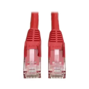 Image of Tripp Lite N201-003-RD Cat6 Gigabit Snagless Molded (UTP) Ethernet...
