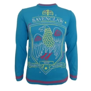 Image of Harry Potter Ravenclaw Eagle Crest Unisex Christmas Jumper Medium