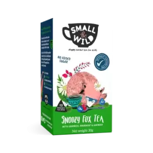 Image of Small & Wild Snoozy Fox Tea with Camomile, Spearmint & Lavender - 15 Bags