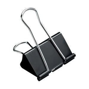 Image of 5 Star Office Foldback Clips 19mm Black Pack of 12