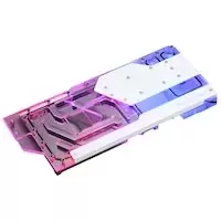 Image of Phanteks Glacier G40 4090 Gigabyte Graphics Card Water Block with Back Plate - White