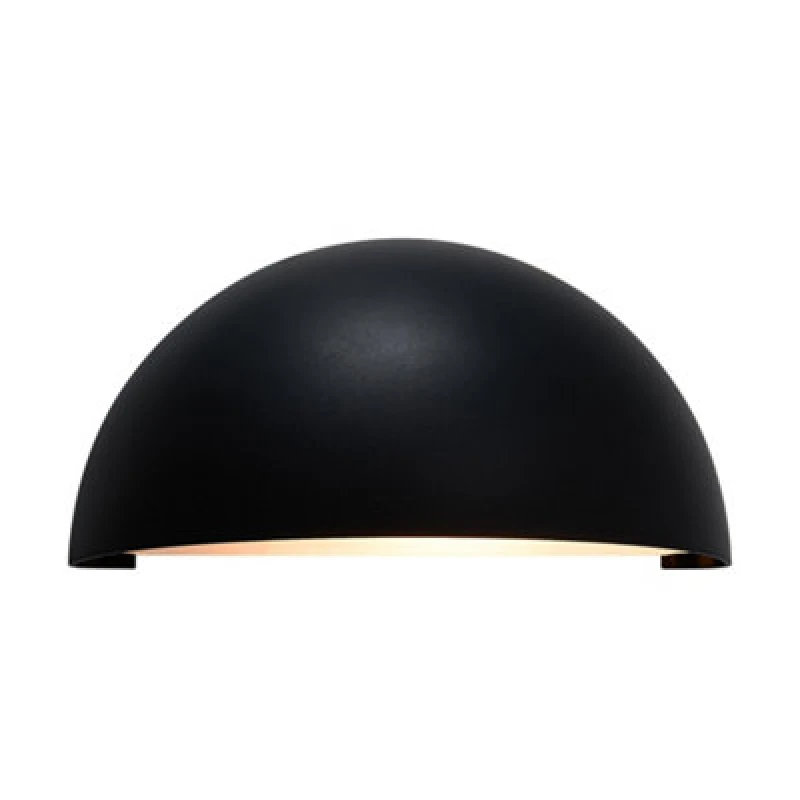 Image of Nordlux Modern Outdoor Wall Light Black Plastic E14 Weatherproof - Mains Powered, IP44 Black Unisex