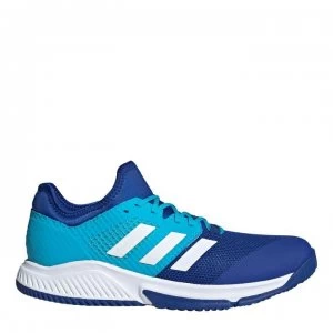 Image of adidas Bounce Mens Court Shoes - Blue/Blue