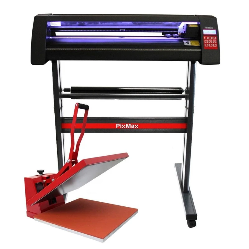 Image of PixMax LED Vinyl Cutter With 50Cm Clam Heat Press & Software