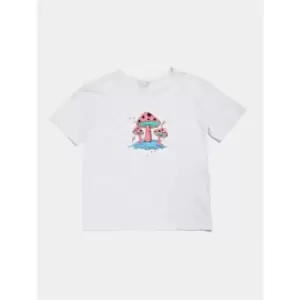 Image of Skinny Dip Shroom T Shirt - White