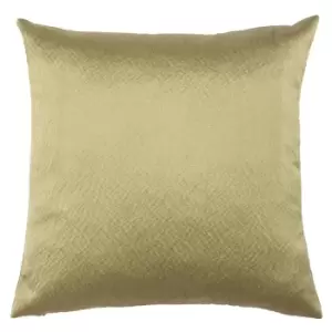 Image of Palermo Sateen Cushion Gold / 45 x 45cm / Polyester Filled