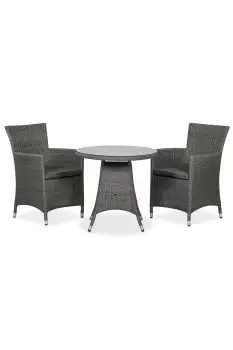 Image of Amir Royalcraft Paris 2 Seater Carver Bistro Set - Garden & Outdoor