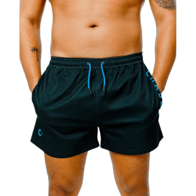 Image of Two-tone swim shorts Chabrand Noir Male S
