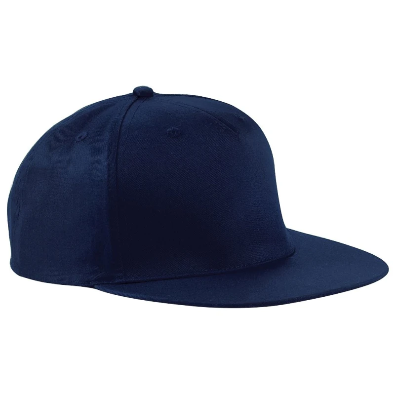 Image of Beechfield Beechfield Men 5 Panel Retro Rapper Cap in Navy Navy One Size Male 5055747771329