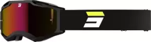 Image of Shot Iris 2.0 Tech Motocross Goggles, black-yellow, black-yellow, Size One Size