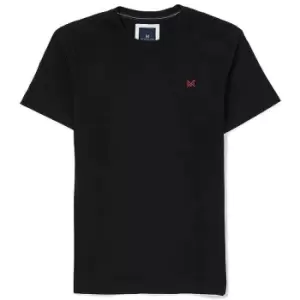 Image of Crew Clothing Mens Classic Tee Black Medium