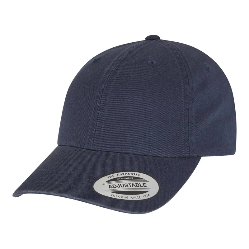 Image of Flexfit Mens Washed Baseball Cap in Navy Navy Male One Size