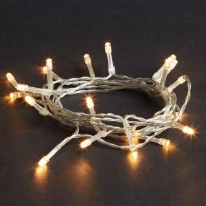 Image of Robert Dyas 20 Battery Operated LED String Lights - Warm White