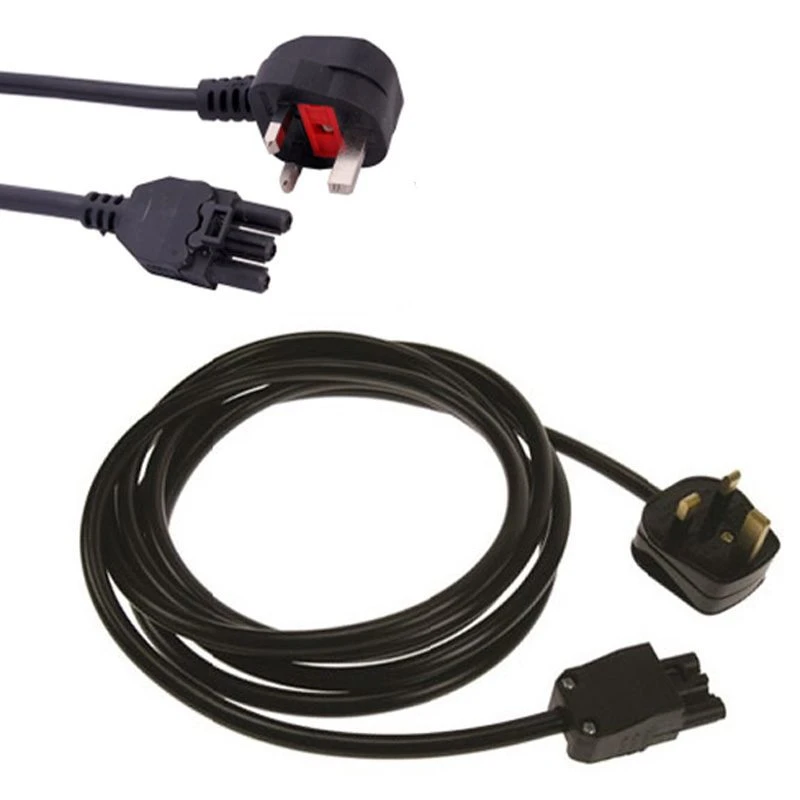 Image of FDL 2M UK MAINS PLUG TO FEMALE 3 POLE CONNECTOR CABLE