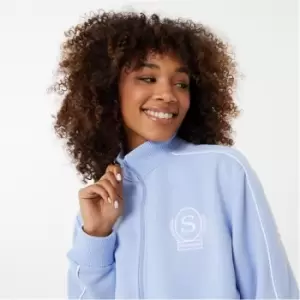 Image of Slazenger Sofia Richie Cropped Track Top - Blue