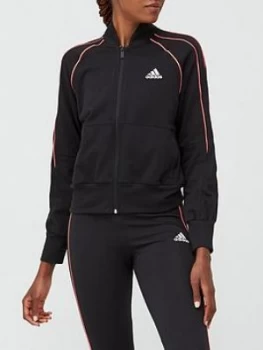 Image of Adidas Bomber Jacket and Leggings Set - Black
