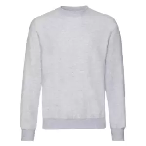 Image of Fruit of the Loom Mens Classic Heather Drop Shoulder Sweatshirt (5XL) (Heather Grey)
