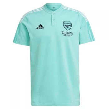 Image of adidas Arsenal Training Polo Shirt 2021 2022 Mens - Mint