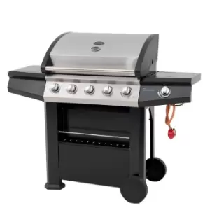Image of Lifestyle Appliances Dominica 5 Burner Gas BBQ with Side Burner